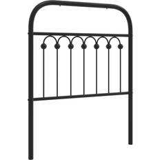 VidaXL Headboards vidaXL Metal Black 80 cm Headboard