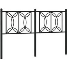 Headboards vidaXL Metal Black 140 cm Headboard