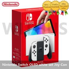 Game Consoles Nintendo Switch console white core (oled) 64 GB