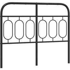Headboards vidaXL Metal Black 120 cm Headboard