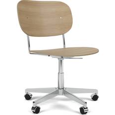 Audo Copenhagen Stole Audo Copenhagen Co Task Chair Oak Seat Natural Oak & Polished Aluminium Kontorstol