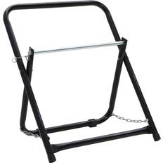 Steel Hoses vidaXL Hose Reel Cart 48 cm 45 kg Black Powder-coated Steel