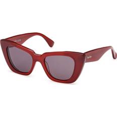 Solbriller Max Mara MM0099 Glimpse5 66A Solbriller Kvinder Rød - Shiny Dark Red