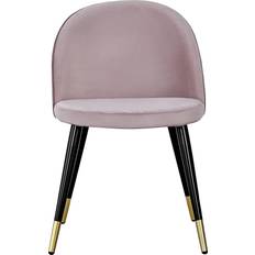 Venture Home Velvet Messing 2-pak Rosa Køkkenstol