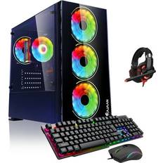 HAJAAN Gaming Desktop PC i5 11400F 4.40GHz 16GB DDR4 RAM 3200 Wi-Fi Bluetooth Windows 11 Pro