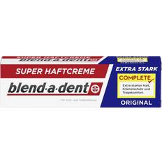 Bleichend Zahnpflege Blend-A-Dent 3x 47g Super Haftcreme Extra Stark Original