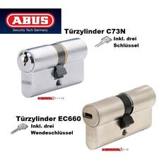 ABUS Schließzylinder ABUS C73 Profilzylinder 30-30 Silber