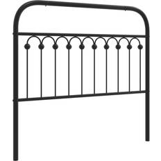 White Headboards vidaXL Metal Bedroom Home Bed Header 193 cm - Black Headboard