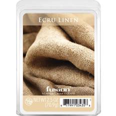 Beige Wax Melt At Home Ecru Linen Scented Melts 2.5 Oz - Beige Wax Melt