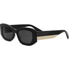 Bvlgari Solglasögon Bvlgari Roma Rectangle Sunglasses - Black/Grey