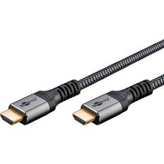 Goobay Ultra High-Speed HDMI-Kabel 1 m Sharkskin Grey 1m