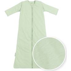 Meyco Meyco, Babyschlafsack, Baby Slub Babyschlafsack mit abnehmbaren Ärmeln soft green 110cm (110 cm)