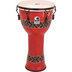 Rouge Cymbales Toca Percussions Djembe Freestyle Mechanical Tuned Bali Red 9'' Sfdmx-9Rp Djembés