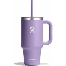 Violett Thermobecher Hydro Flask 32 Oz Tumbler With Straw Lid in Moonshadow Travel Mug 32fl oz