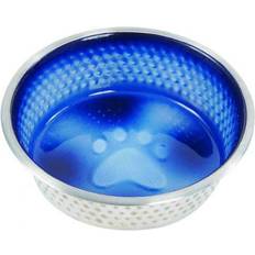 Weatherbeeta Non-Slip Stainless Steel Shade Dog Bowl 6.5 in Royal Blue