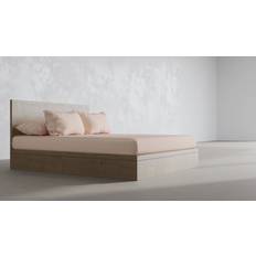 OEKO-TEX Bed Sheets Panda London Panda London Panda 100% Bamboo Fitted - - Double Bed Sheet Pink