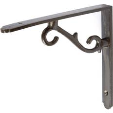Scroll Iron Bracket D155mm H X 2cm W X 15.3cm D