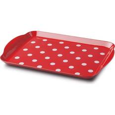 Red Serving Platters & Trays Zeal Red Small Dotty Small - Polka Dot 30 cm x 21 cm Serving Tray