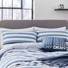 DKNY Urban Stripe Cotton Set - Duvet Cover Blue