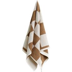 Hay Badlakan Hay Check Hand Towel Cappuccino 50x90 cm Beige Vit Badlakan Brun, Beige