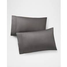 Organic Bed Linen Ralph Lauren Home Organic Sateen Pillowcase King - Graphite Pillow Case Gray