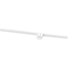 Elfa Left Bracket Cover & Rod Holder Set White Wardrobe