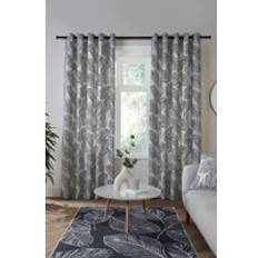 Curtains & Accessories Fusion Matteo Pair - Black (90.2 x 72 cm)