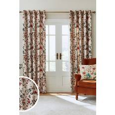 Curtains natural Catherine Lansfield 'Pipa' Thermal Lined Eyelet Curtains - Natural - 117cm width x 137cm drop