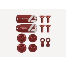 Hope Brakes Hope Brake Spares Tech 4 V4 Custom Kit Pair Red Colour Red