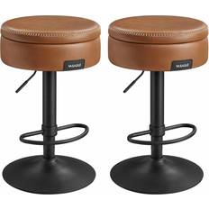 Marron Tabourets EKHO De Bar Marron Caramel Tabouret