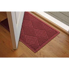 Entrance Mats Waterhog Diamonds Indoor Outdoor Doormat 144.0 H x 36.0 W x 0.375 D in White/Blue Blue