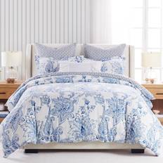 Bedspreads Bennett Reversible 3-Pc. Comforter Set, King/California King - White/Blue Bedspread Blue (269.24x233.68)