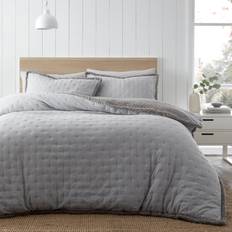 Silver Duvet Covers Catherine Lansfield Cosy Nori Soft Sherpa Set - (Twin + 1 Standard Pillowcase) Duvet Cover Silver