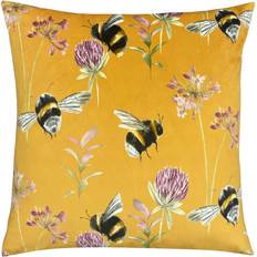 Florals Cushion Covers Evans Lichfield Floral Scatter 43 cm H x 43 cm W x 3 cm D - Honey Cushion Cover