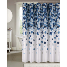 Cedar Flowers Palms Seashells Shower Curtain 70 x 72