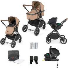 Ickle Bubba Extendable Sun Canopy - Travel Systems Pushchairs Ickle Bubba Cosmo All-in-One i-Size Gun Metal/Desert/Tan/Pack Size 1 (Travel system)
