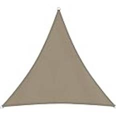 Terrassenmarkisen Windhager Sonnensegel Cannes Dreieck 5 x 5 m Taupe 10719