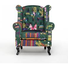 Rosalind Wheeler Danaye Wingback Chair 103.5 cm H X 82 cm W X 78 cm D Armchair 103.5cm