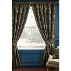 Gold Curtains & Accessories on sale Paoletti Shiraz Pencil Pleat Curtains 168 x 229 cm - Gold
