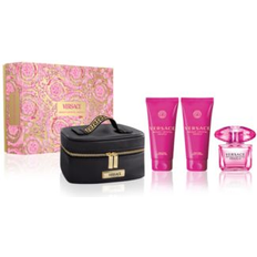 Versace Nainen lahjarasiat Versace Bright Crystal Absolu Gift Set EdP 90ml + Body Lotion 100ml +Shower Gel 100ml + Bag