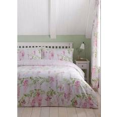 Dreams & Drapes Wisteria Printed Reversible Set - Duvet Cover Pink