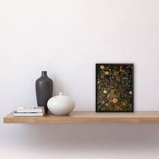 Marlow Home Co. Audubon Style Birds In Spring Flower Field Wall Print - Multicoloured (25.9 cm H x 20.6 cm W) Framed Art