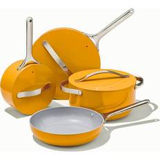 Cookware Caraway Home 9pc Non-Stick Ceramic Marigold Cookware Set