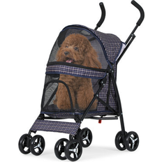 Pets Magshion Pet Stoller Dog Cat Stoller 37.5" H x 18" W x 26" D in Black