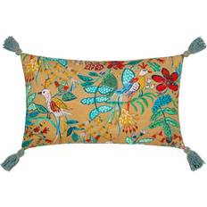 Florals Cushion Covers Wylder Orilla Floral Tasselled - Cotton One Size Cushion Cover Multicolour