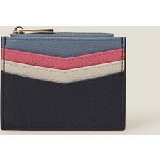 Accessorize Chevron Card Holder - Navy/Pink/Blue