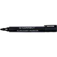 Q-CONNECT Q-Connect Flipchart Marker Pen Bullet Tip Black (Pack of 10) KF15392