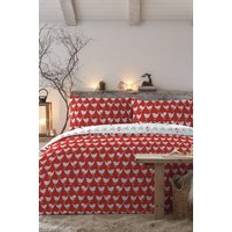 Red robin Fusion Geo Robin Duvet Cover Red (200x135cm)