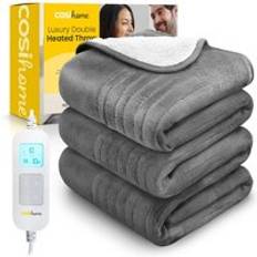 Electric Blankets Cosi Home Fleece & Sherpa Electric Heated Throw - - One Size