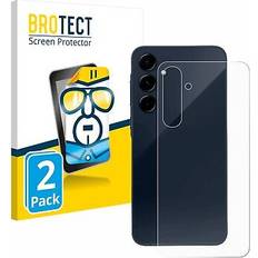 Brotect 2x screen protector for samsung galaxy a55 5g (back) clear protection film